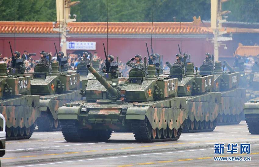 Beijing ensaia com sucesso parada comemorativa do 70º aniversário da vitória da China na Guerra Anti - Fascista