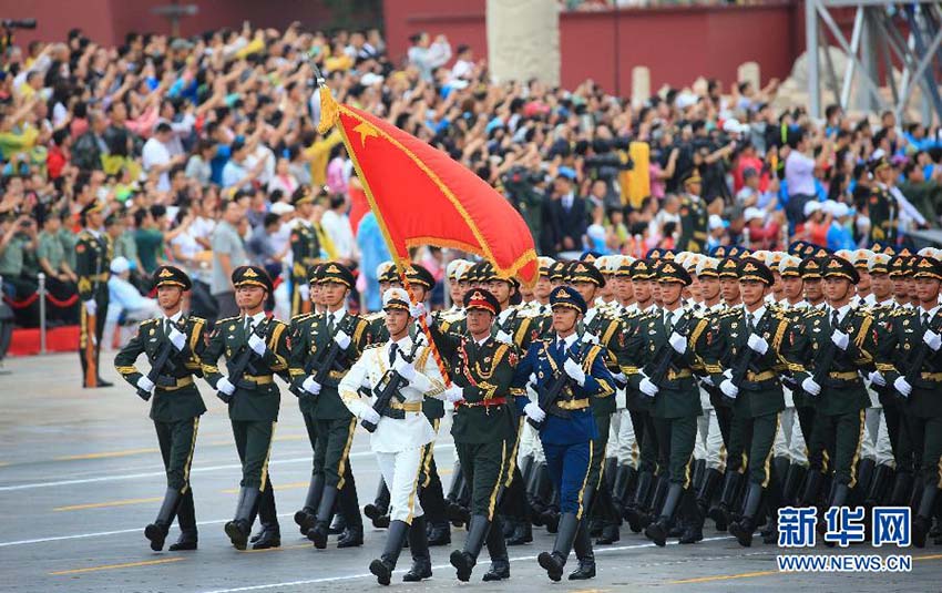 Beijing ensaia com sucesso parada comemorativa do 70º aniversário da vitória da China na Guerra Anti - Fascista