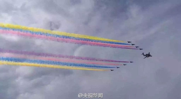 Beijing ensaia com sucesso parada comemorativa do 70º aniversário da vitória da China na Guerra Anti - Fascista