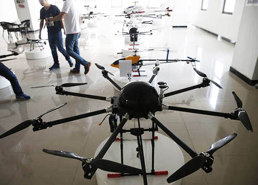 Cursos de operação de drones tornam-se populares na China