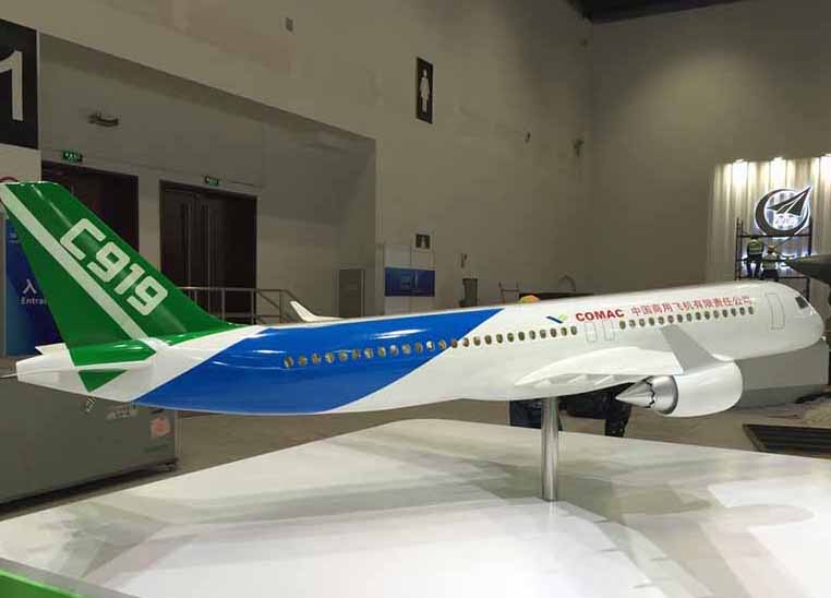 Avião C919 fabricado pela China realizará voo de teste no final deste ano