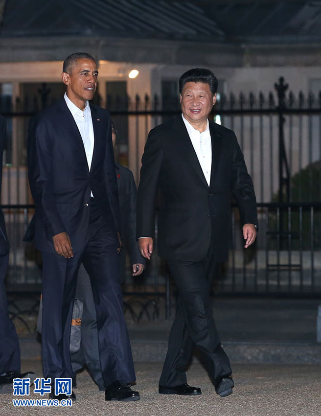 Barack Obama recebe o presidente Xi em Washington DC