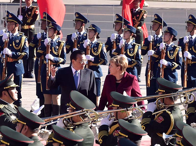 Angela Merkel inicia sua oitava visita à China