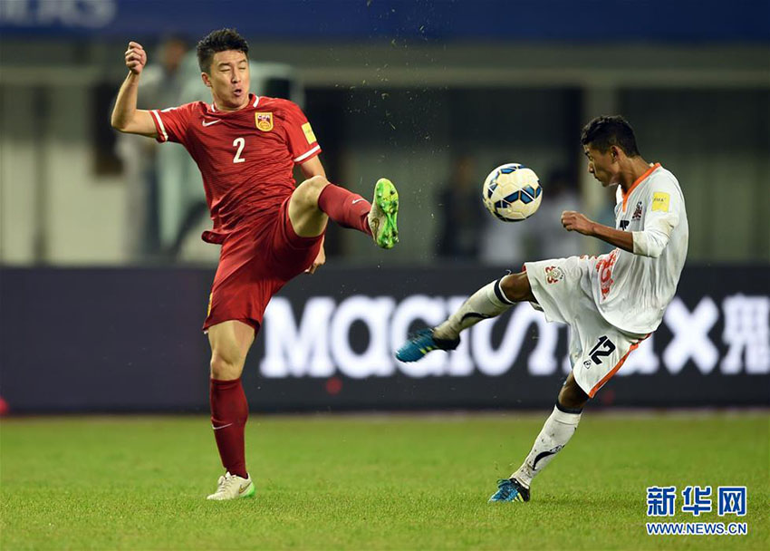 Seleção masculina de futebol da China vence Butão