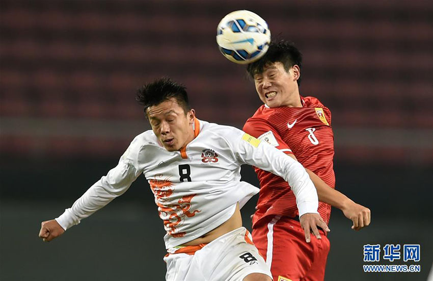 Seleção masculina de futebol da China vence Butão