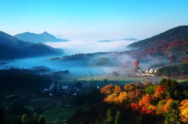 Paisagem outonal atrai amantes da natureza