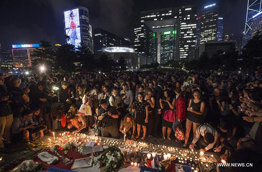 Consulado-geral da França em Hong Kong de luto pelas vítimas dos ataques de Paris