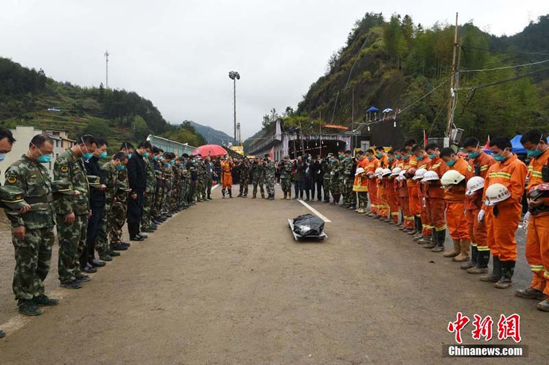 Deslizamento de terra em Lishui provoca 38 mortos