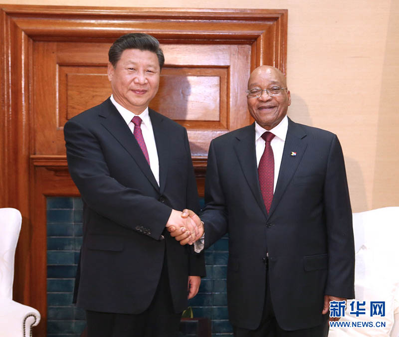 Xi Jinping compromete-se a reforçar os laços com a África do Sul