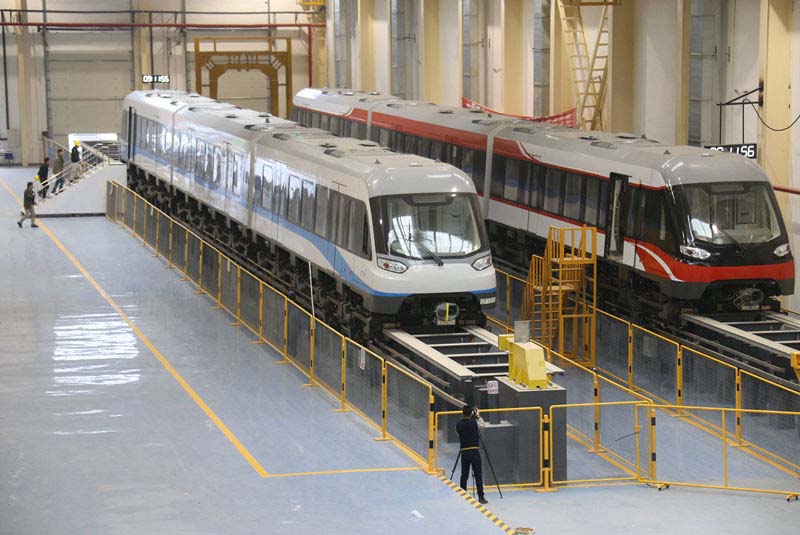 Primeira ferrovia de levitação magnética de média e baixa velocidade da China entra em fase de testes