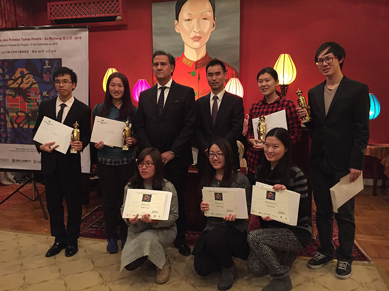 Embaixada de Portugal premia alunos chineses com excelência em língua portuguesa