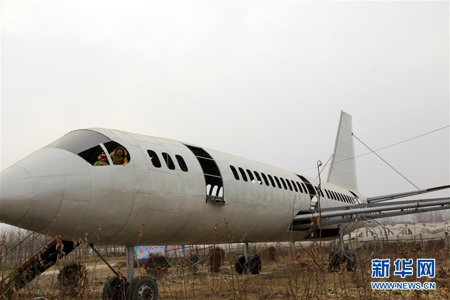 Camponês chinês constrói réplica artesanal de avião