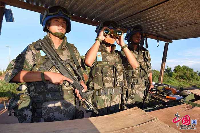 Fotos documentam dia-a-dia do primeiro batalhão de infantaria chinês de manutenção da paz no Sudão do Sul