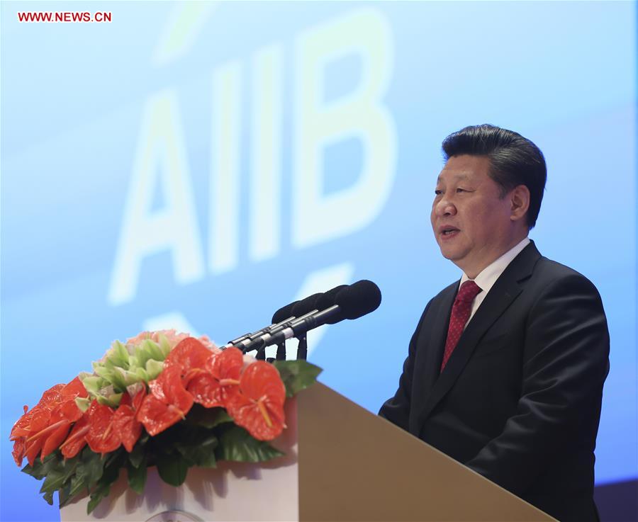 Xi Jinping apresenta os valores base do Banco Asiático de Investimento em Infraestruturas