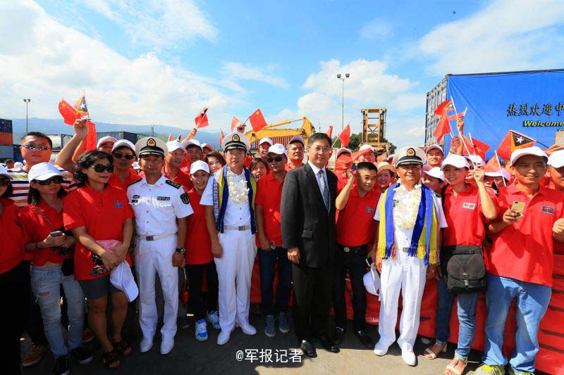 Navios de guerra chineses realizam visita a Timor Leste