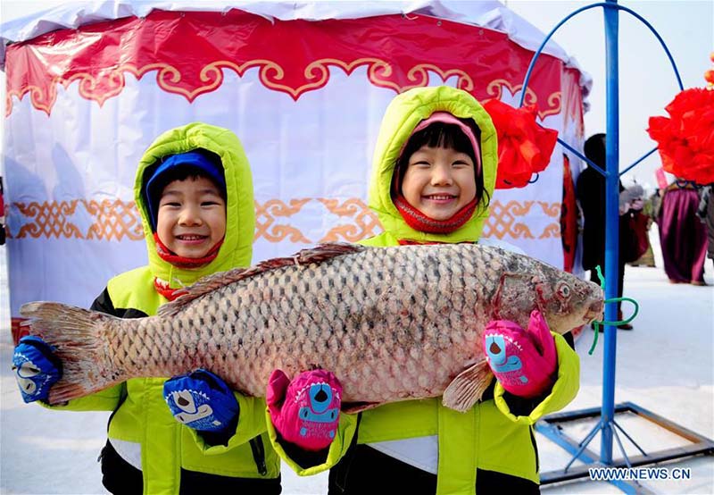 4º Festival de Pesca de Inverno é aberto no nordeste da China