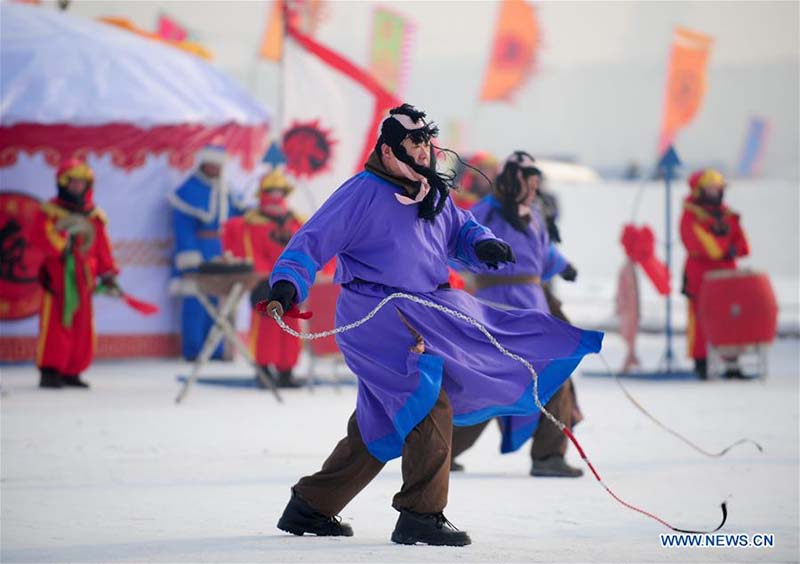 4º Festival de Pesca de Inverno é aberto no nordeste da China