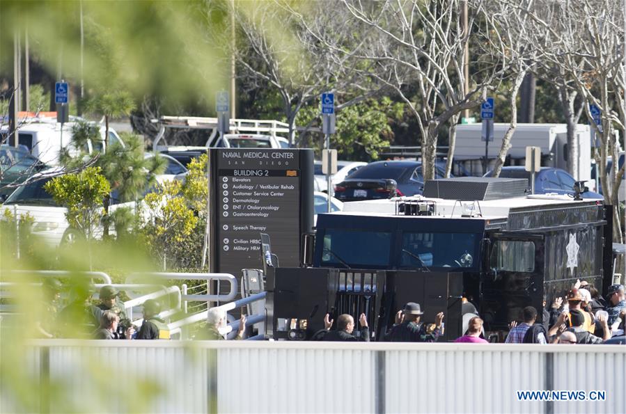 Centro Médico Naval de San Diego não possui sinais de tiroteio