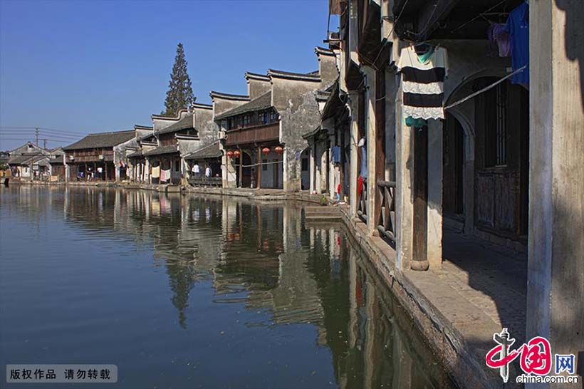 Aldeia antiga de Nanxun na Província de Zhejiang