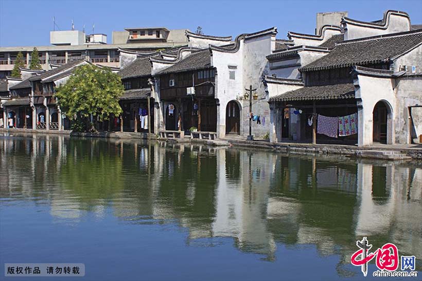 Aldeia antiga de Nanxun na Província de Zhejiang