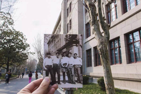 Passado e Presente: Universidade Jiaotong de Shanghai publica fotos comparativas das diferentes gerações de alunos