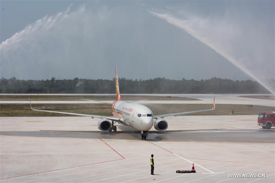 Aeroporto de Boao dá entrada em período experimental de operações