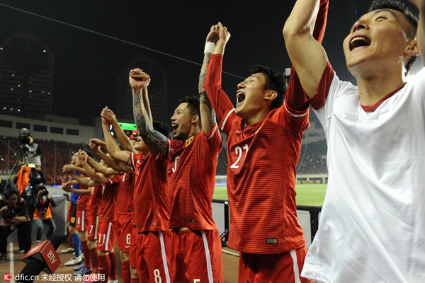 Copa do Mundo: China dá entrada na fase final das eliminatórias asiáticas após 15 anos