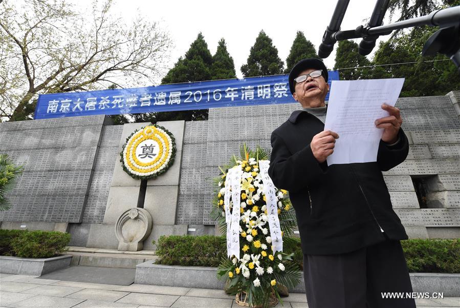 Nanjing realiza cerimônia em memória das vítimas do Massacre