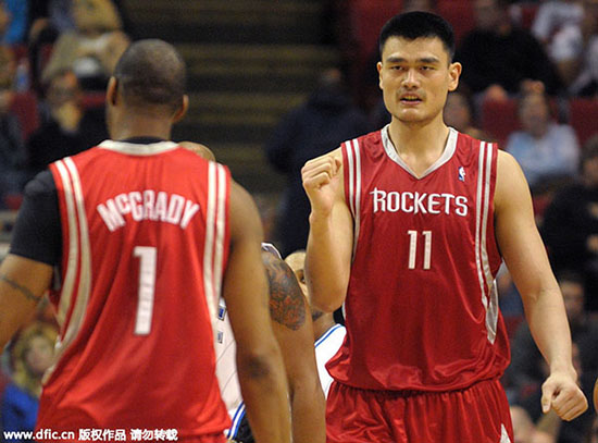 Ex-pivô dos Houston Rockets Yao Ming é eleito para o Hall da Fama de Basquetebol