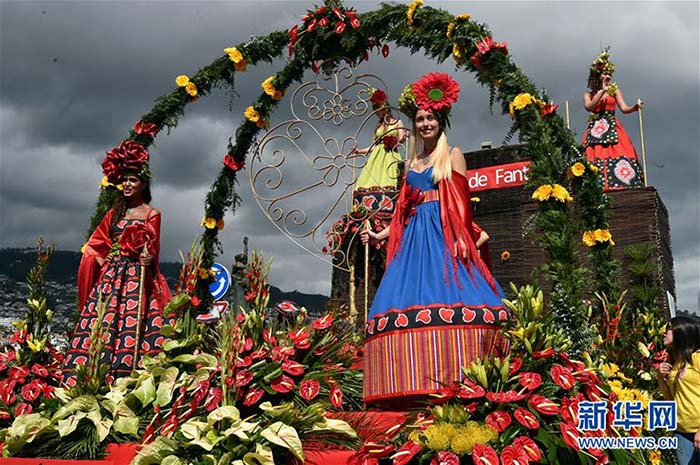 Festa da Flor realiza-se na Ilha da Madeira em Portugal