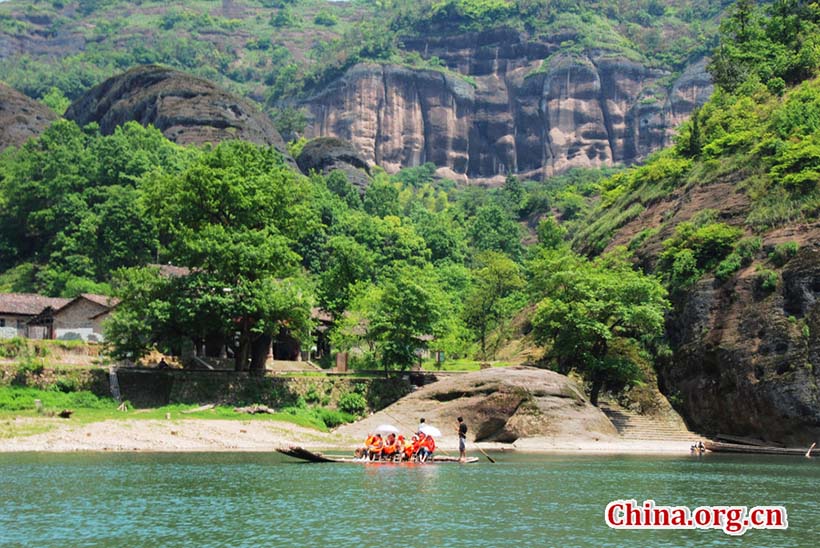 Paisagem da Montanha Longhu em Jiangxi