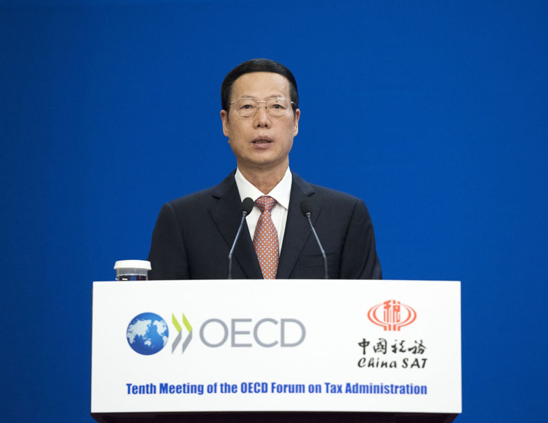 Vice-premiê chinês enfatiza cooperação global em taxação