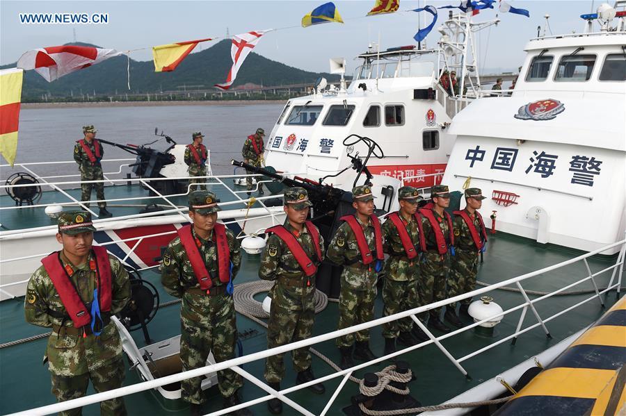 Missão de segurança marítima para Cúpula do G20 é lançada em Zhejiang