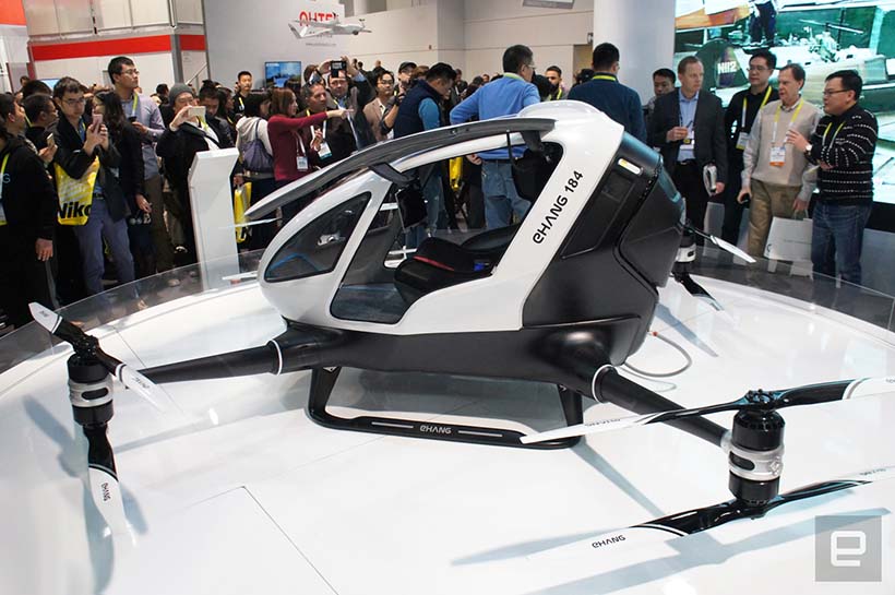 Primeiro drone tripulado do mundo fabricado pela China será testado nos EUA
