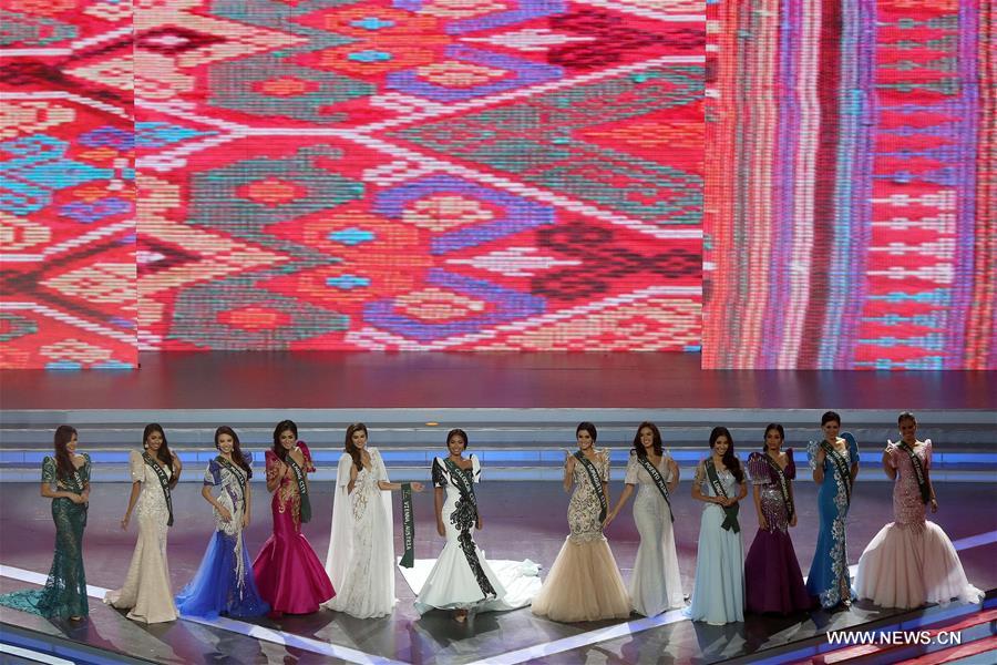 Noite de coroação da Miss Filipinas Earth 2016