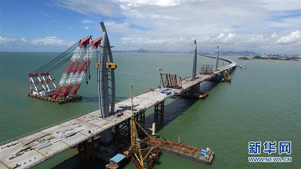 Megaprojeto: Ponte Hong Kong -Zhuhai-Macau começa fase de conclusão