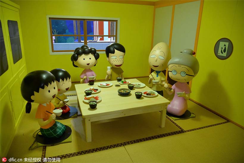 Exposição do 25º aniversário da “Chibi Maruko-chan” realizada em Macau