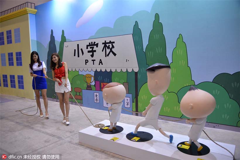 Exposição do 25º aniversário da “Chibi Maruko-chan” realizada em Macau