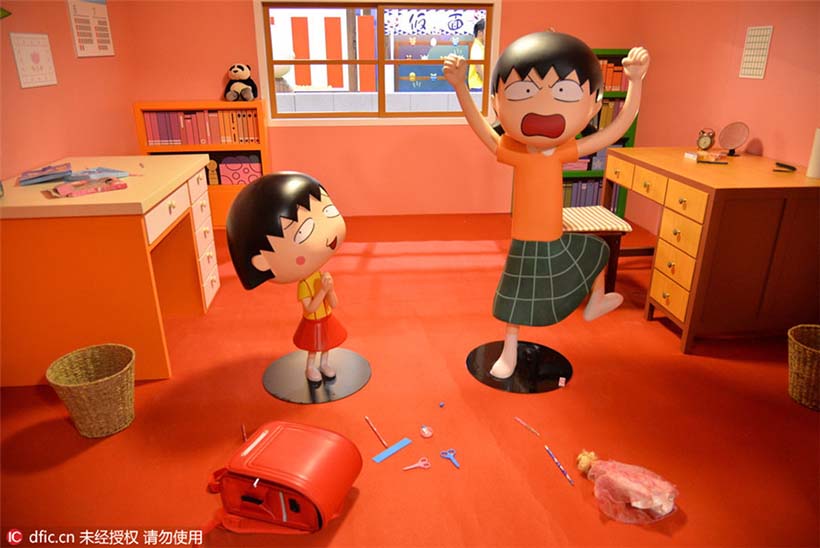 Exposição do 25º aniversário da “Chibi Maruko-chan” realizada em Macau