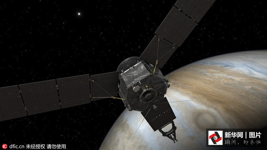 Sonda Juno da NASA entra na órbita de Júpiter