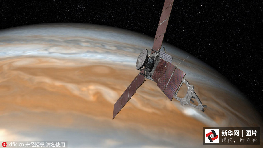 Sonda Juno da NASA entra na órbita de Júpiter