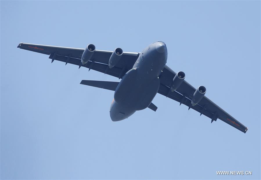 Avião de transporte (Y-20) entra oficialmente ao serviço da Força Aérea Chinesa