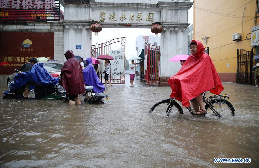 China aumenta nível de alerta para tempestade