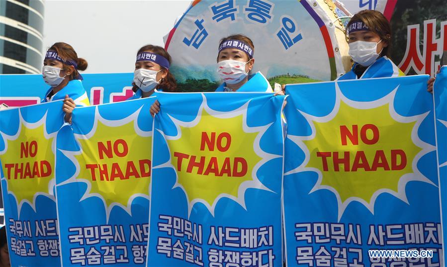 Mais de 2 mil sul-coreanos protestam contra implantação do THAAD