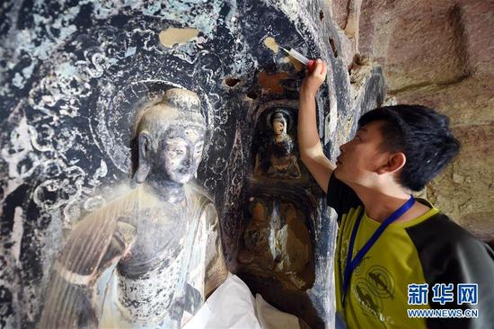 Grutas budistas será restaurada no noroeste da China