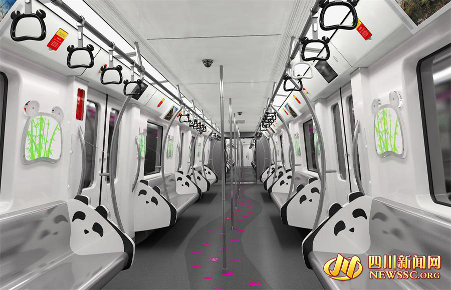 Cidade chinesa inaugurará linha de metrô para base de pandas