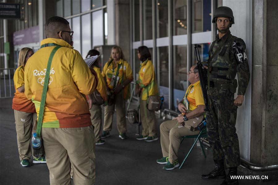 Brasil reforça a segurança durante a Rio 2016