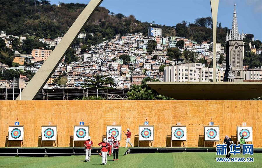 Sambódromo no Rio se transforma em estádio olímpico