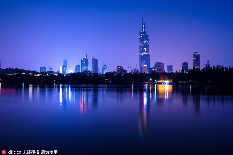 Lago Xuanwu poderá se tornar em uma estância das águas