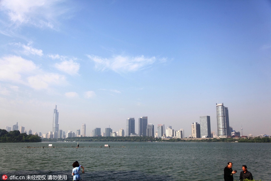 Lago Xuanwu poderá se tornar em uma estância das águas